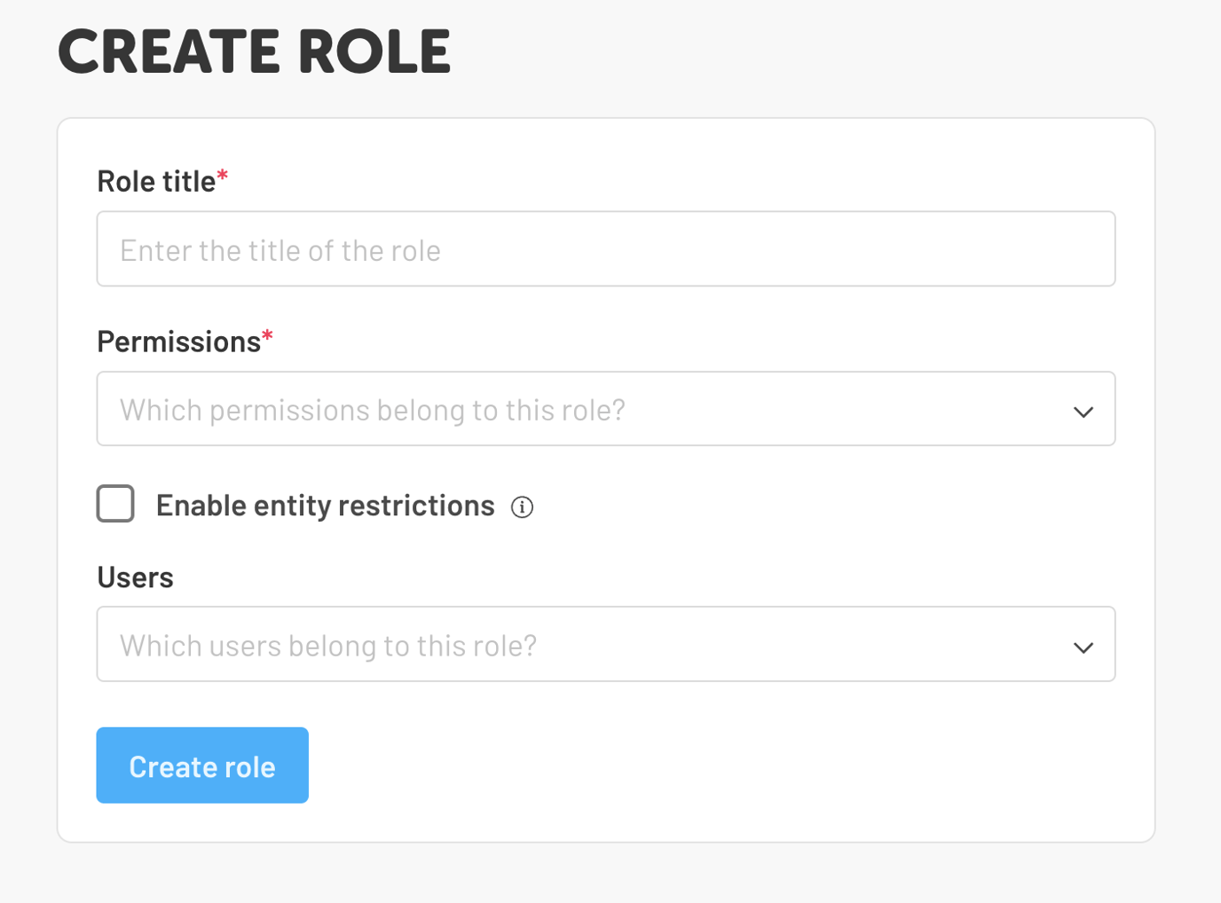 Getting Started: Creating & Managing Roles